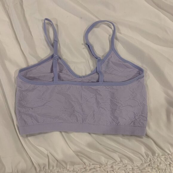 NWOT Honeydew Stretch Sleeveless Adjustable Strap Lace Floral Bralette Small lil - Picture 2 of 6